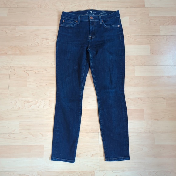 7 for all Mankind Cropped Gwenevere Jeans - Picture 5 of 14